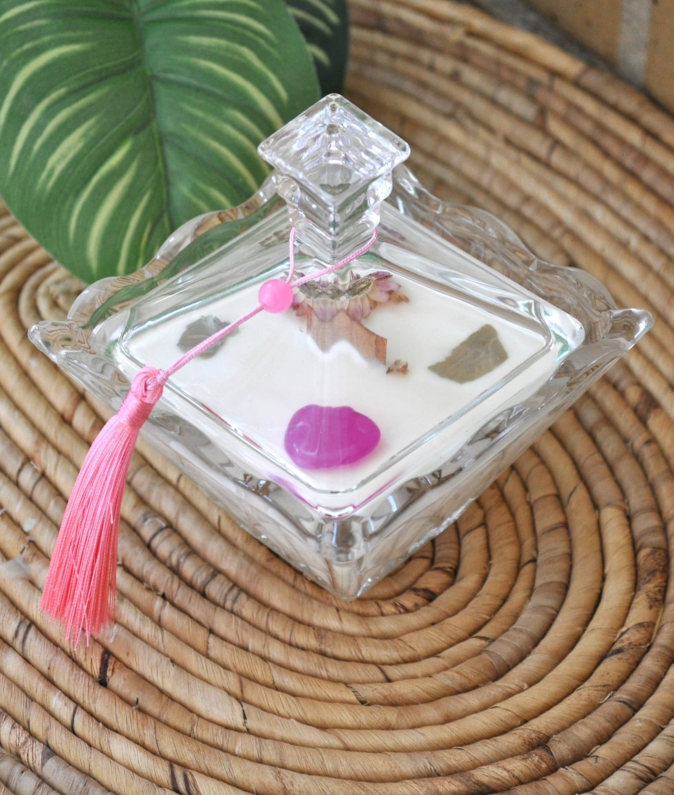 Vela Rubí Tónica limón y frambuesa