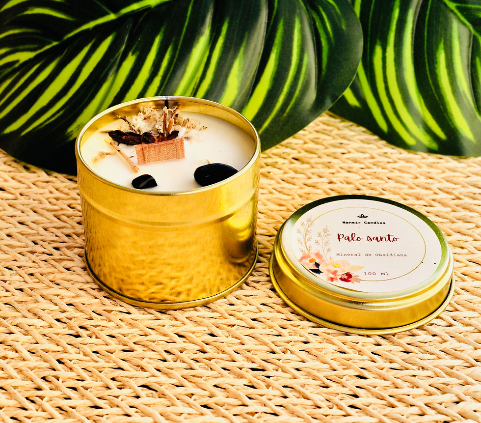 baby palo santo y obsidiana