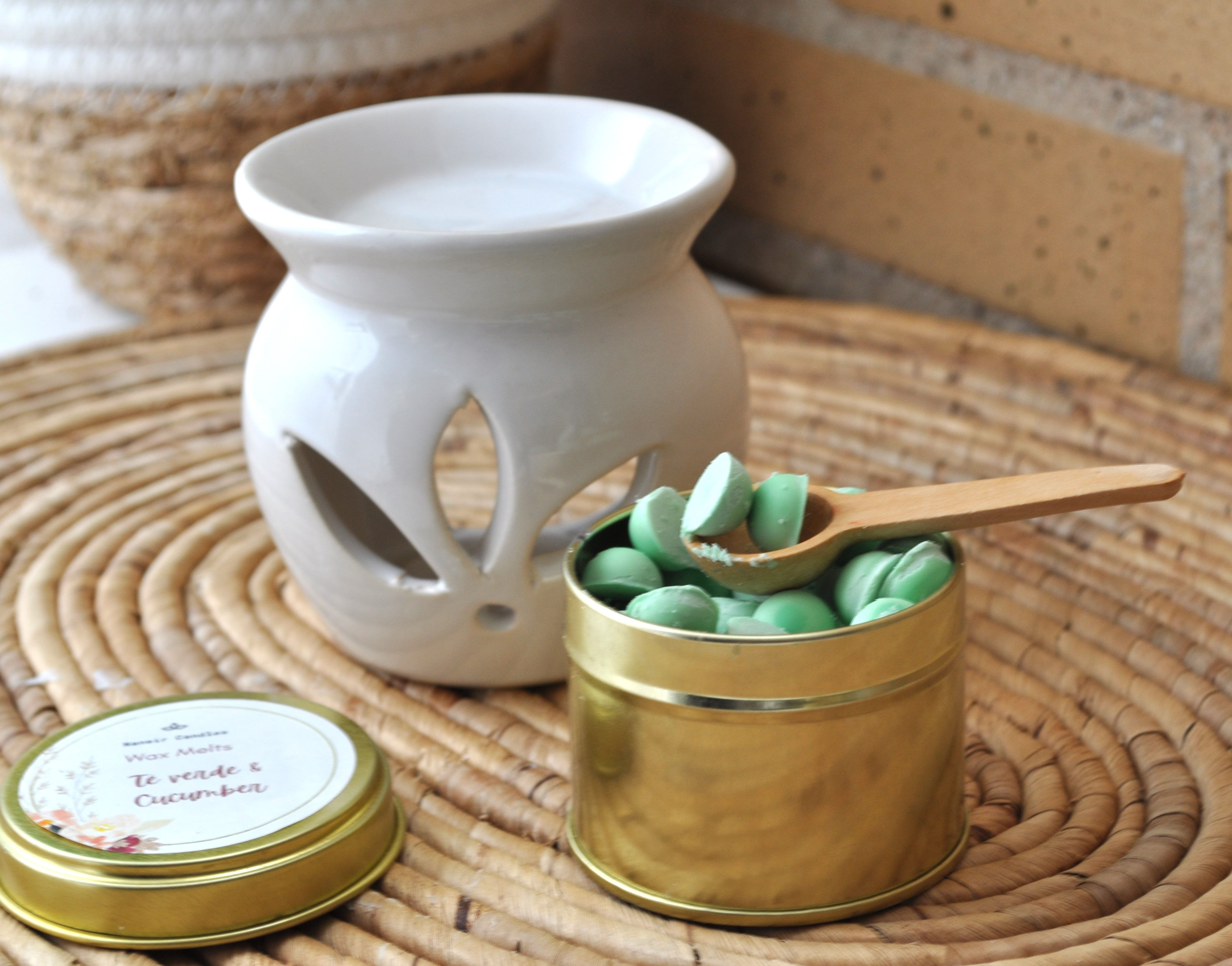 wax té verde y pepino