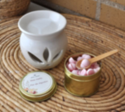 Wax melts con aroma a flor de algodón ideal para derretir en quemador