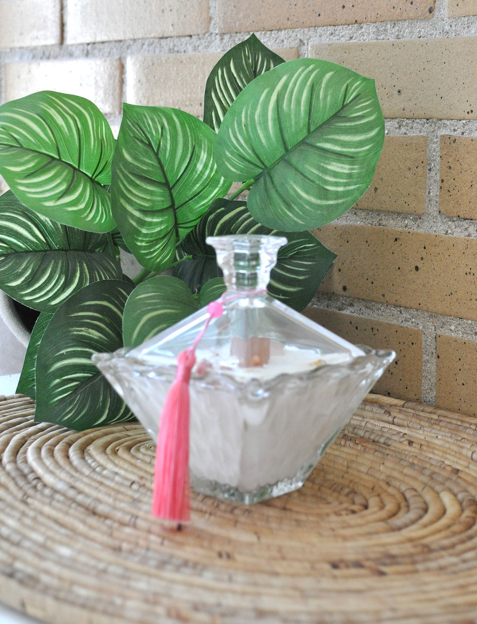 Vela Rubí lino fresco