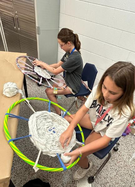 summer art project, weaving