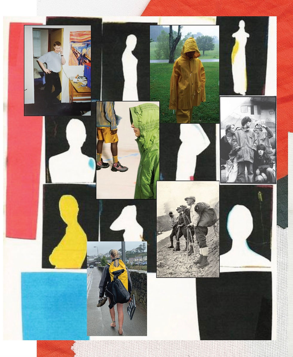 A portfolio showing the process of my A/W 2025 graduate collection, including design context, research, design process and design.