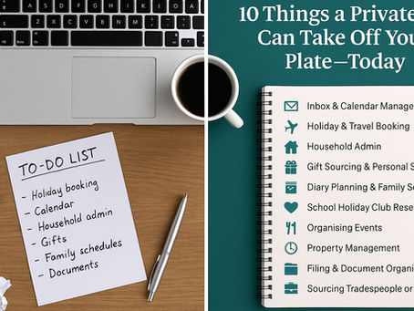 10 Things a Private PA Can Take Off Your Plate Today