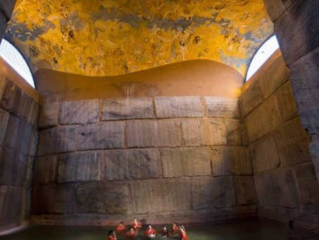 My Decent into the Icy Water Tank 30 ft below into one of Earth's Sacred Sites