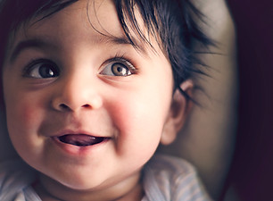 lächelndes Baby