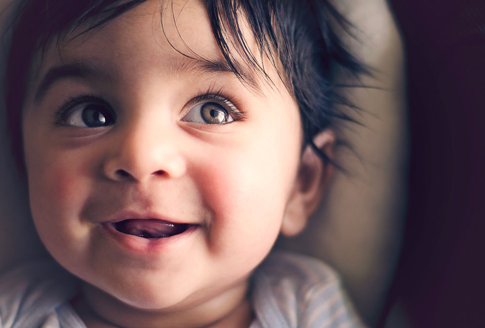 Smiling Baby Close-Up