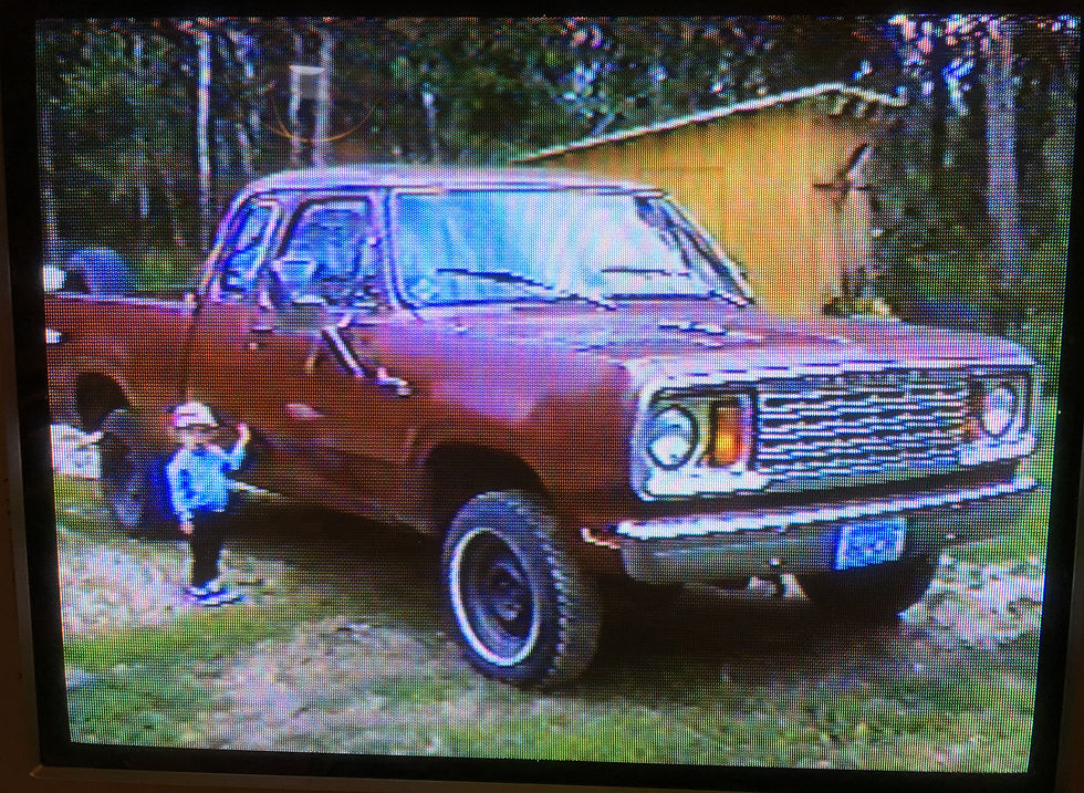 As far as I know, the only photo of my Power Wagon – my favorite rig ever – is this poor quality still from a VHS video.