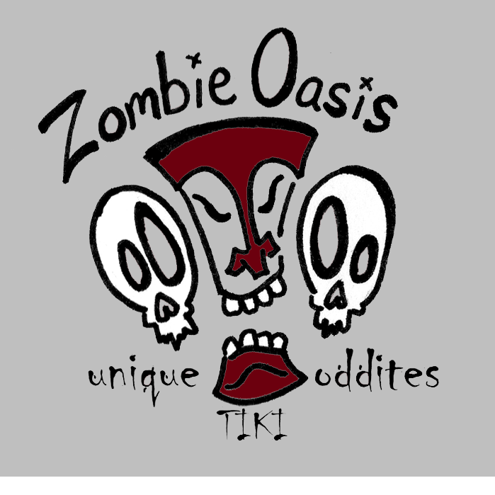 Zombie Oasis - Unique Tiki Oddites logo.