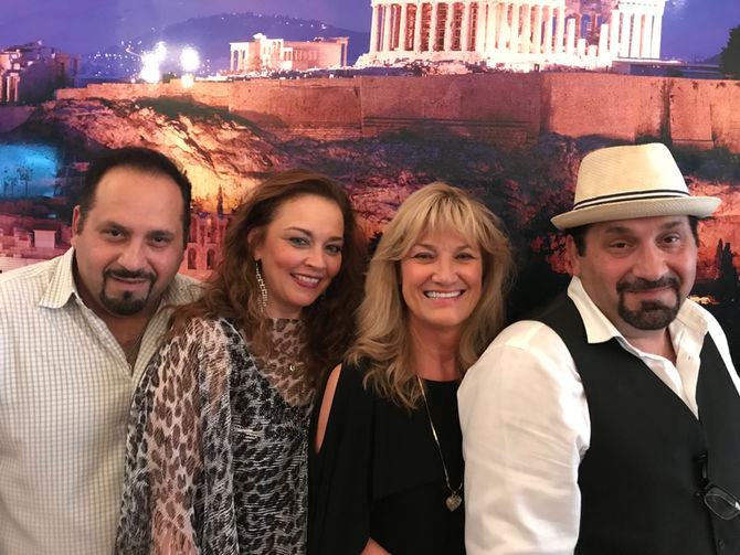 Now Playing at Papaspiros Restaurant The Chicago Connection with Simply Kathleen and Deborah! Opa!