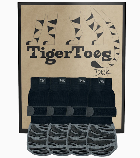 DOK TigerToes Dog Socks