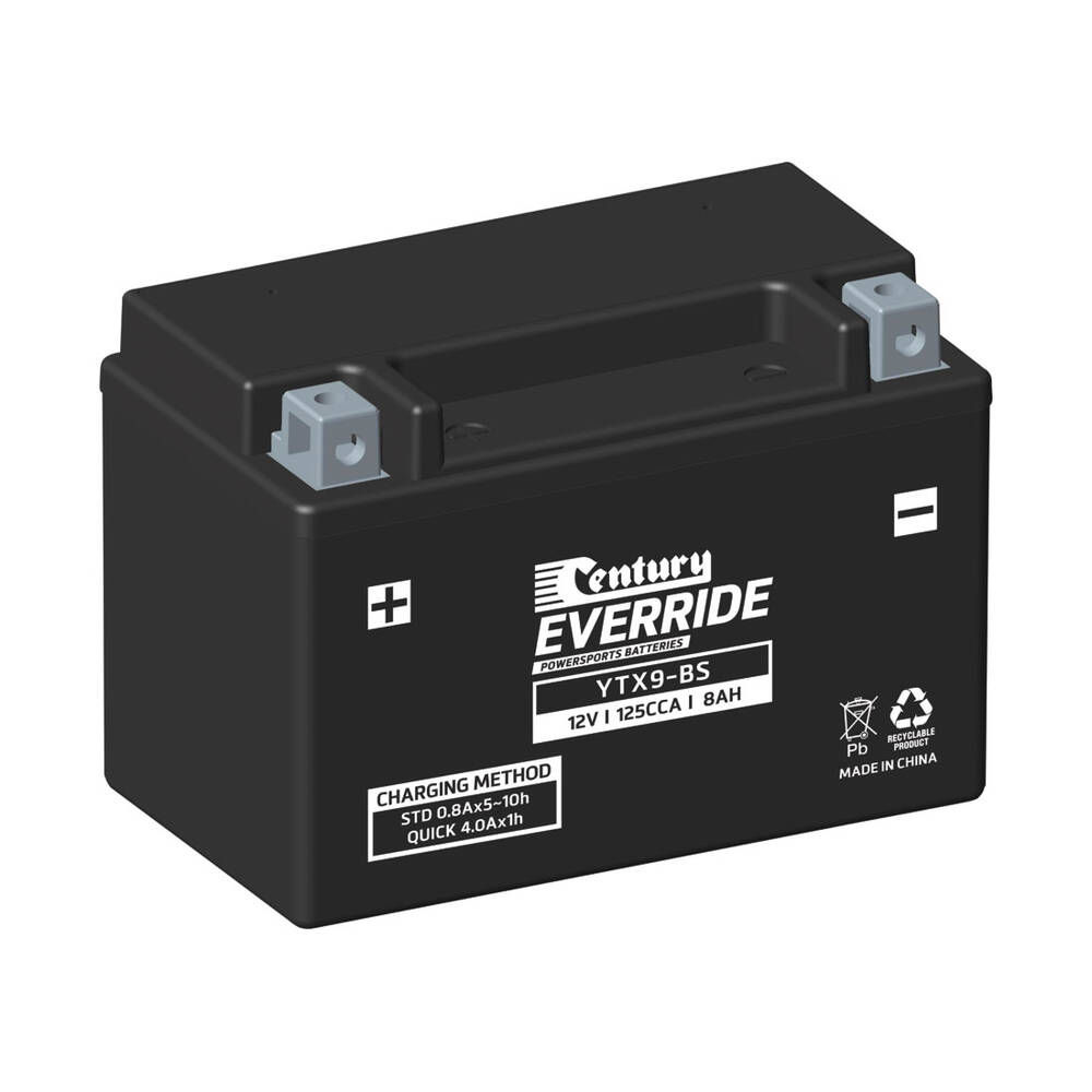 Century EverRide Powersports Battery YTX9-BS