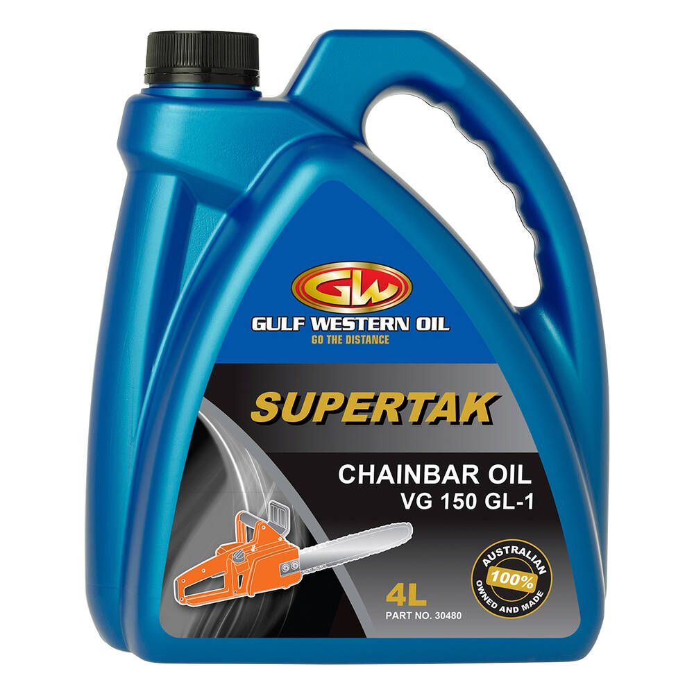 Gulf Supertak Chain Saw Bar Oil - 4 Litre