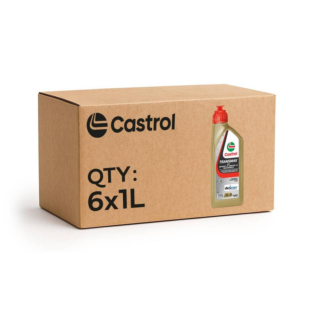 Castrol Transmax ATF Dexron-Vi Mercon LV Multivehicle, Carton 6x1L - 3428859
