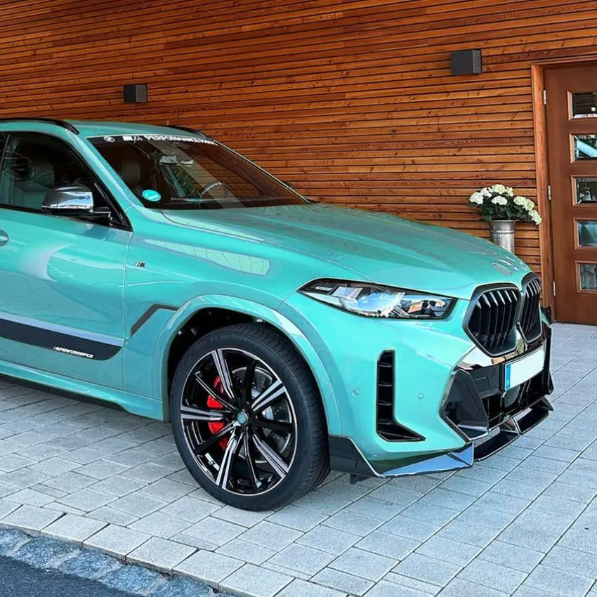 Thumbnail: Suitable For BMW X6 G06 LCI M Sport 2023+ ABS Front Bumper Lip Splitter