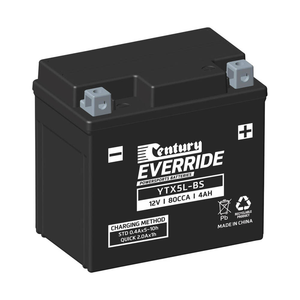 Century EverRide Powersports Battery YTX5L-BS