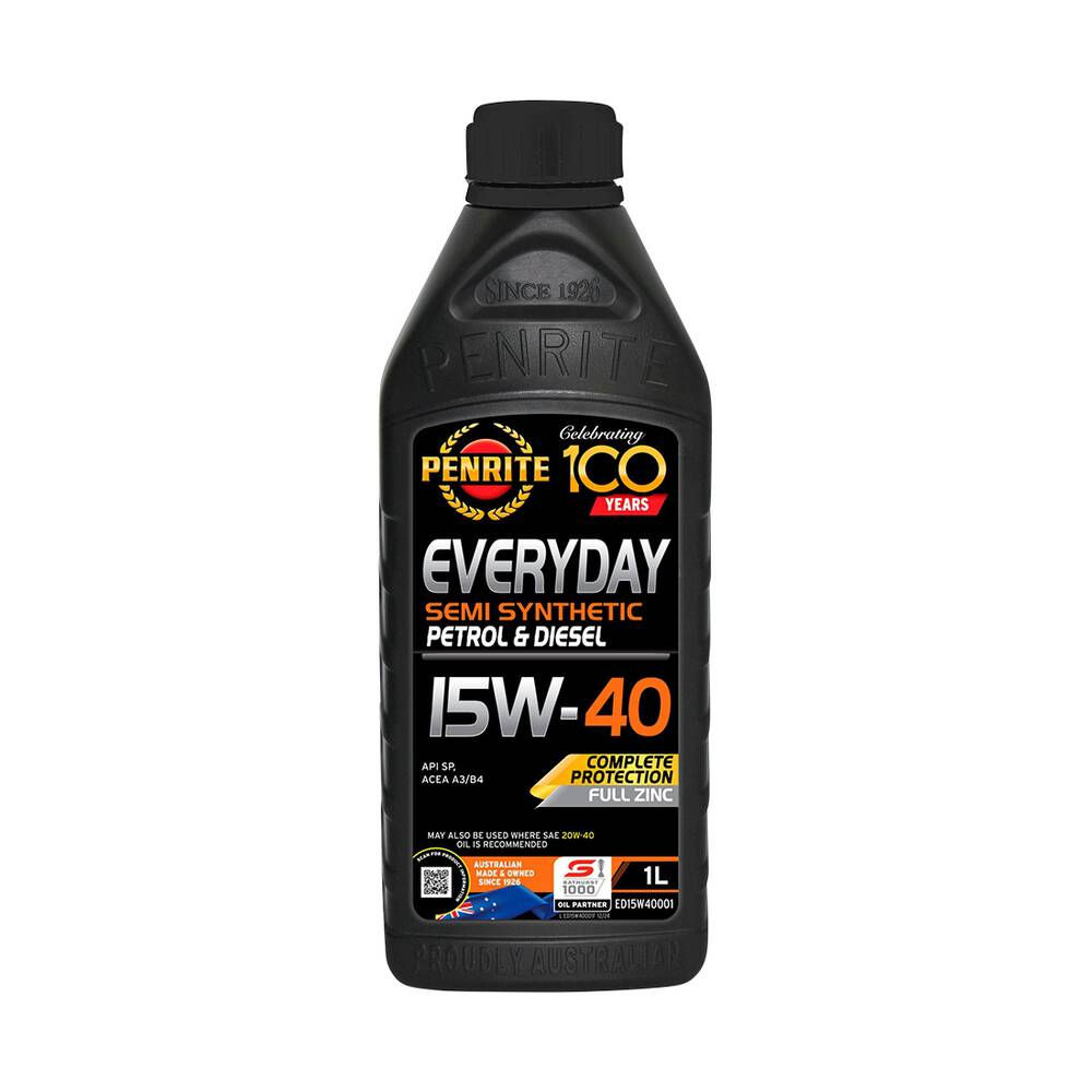 Penrite Semi Synthetic Engine Oil - 15W-40 1Litre