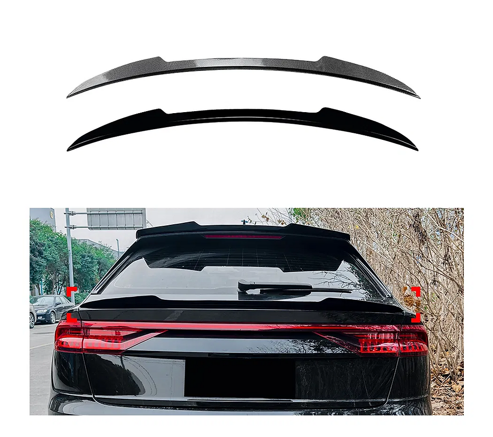 Audi Q8 SQ8 Rear Middle Spoiler 2019+ ABS Car Body Kit Accessory