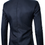 Thumbnail: Navey Blue Luxury Men Single Breasted Blazer