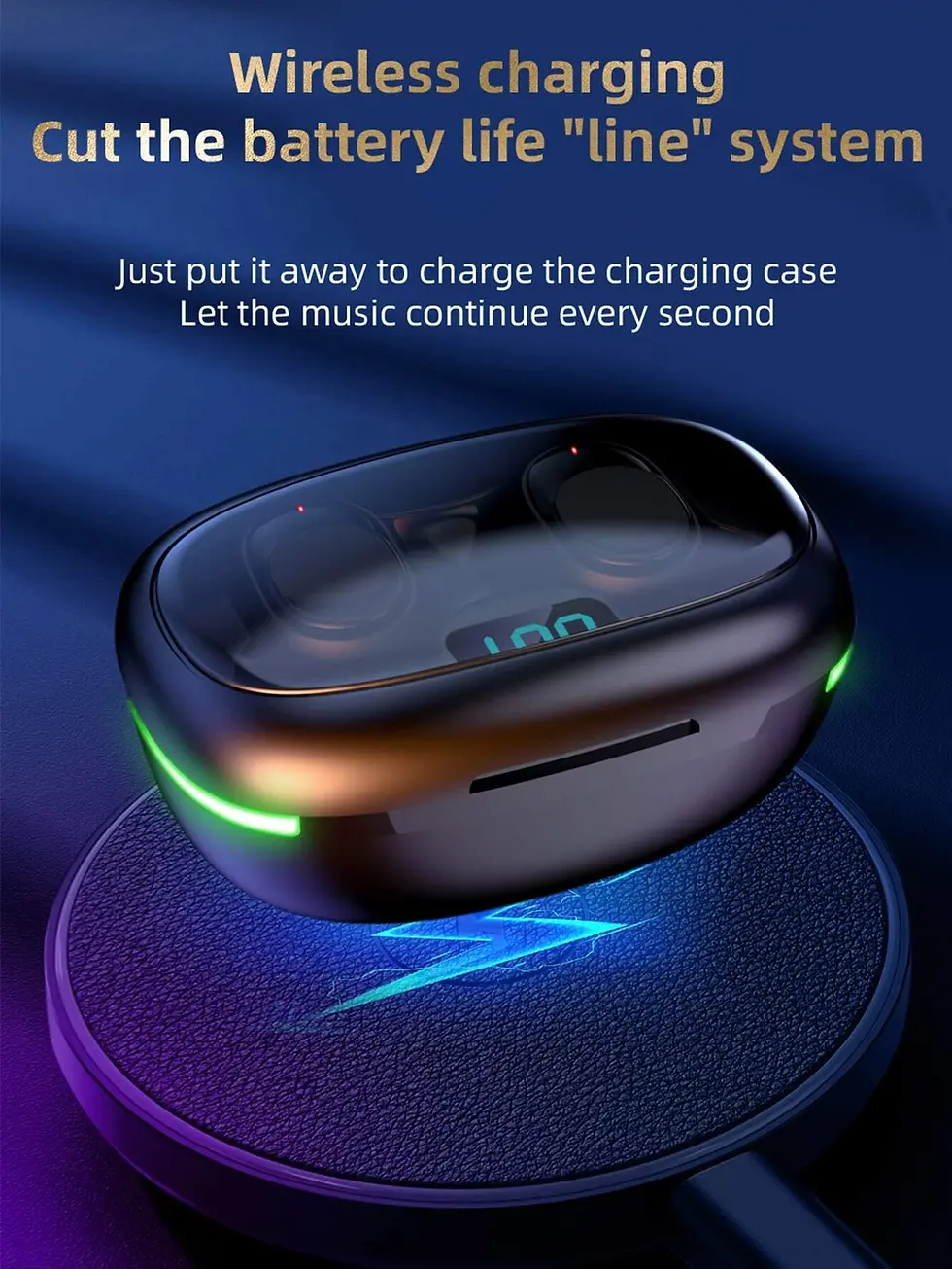 Thumbnail: Standard minimalist Bluetooth Wireless Ear buds