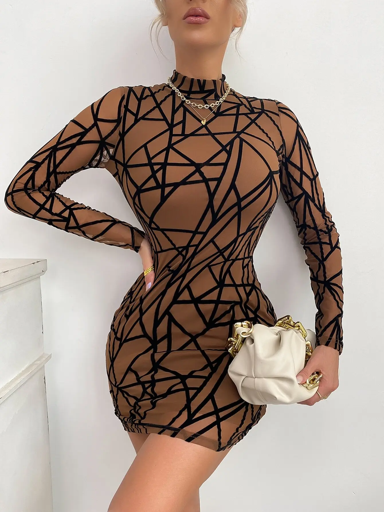 Web Design Bodycon Dress