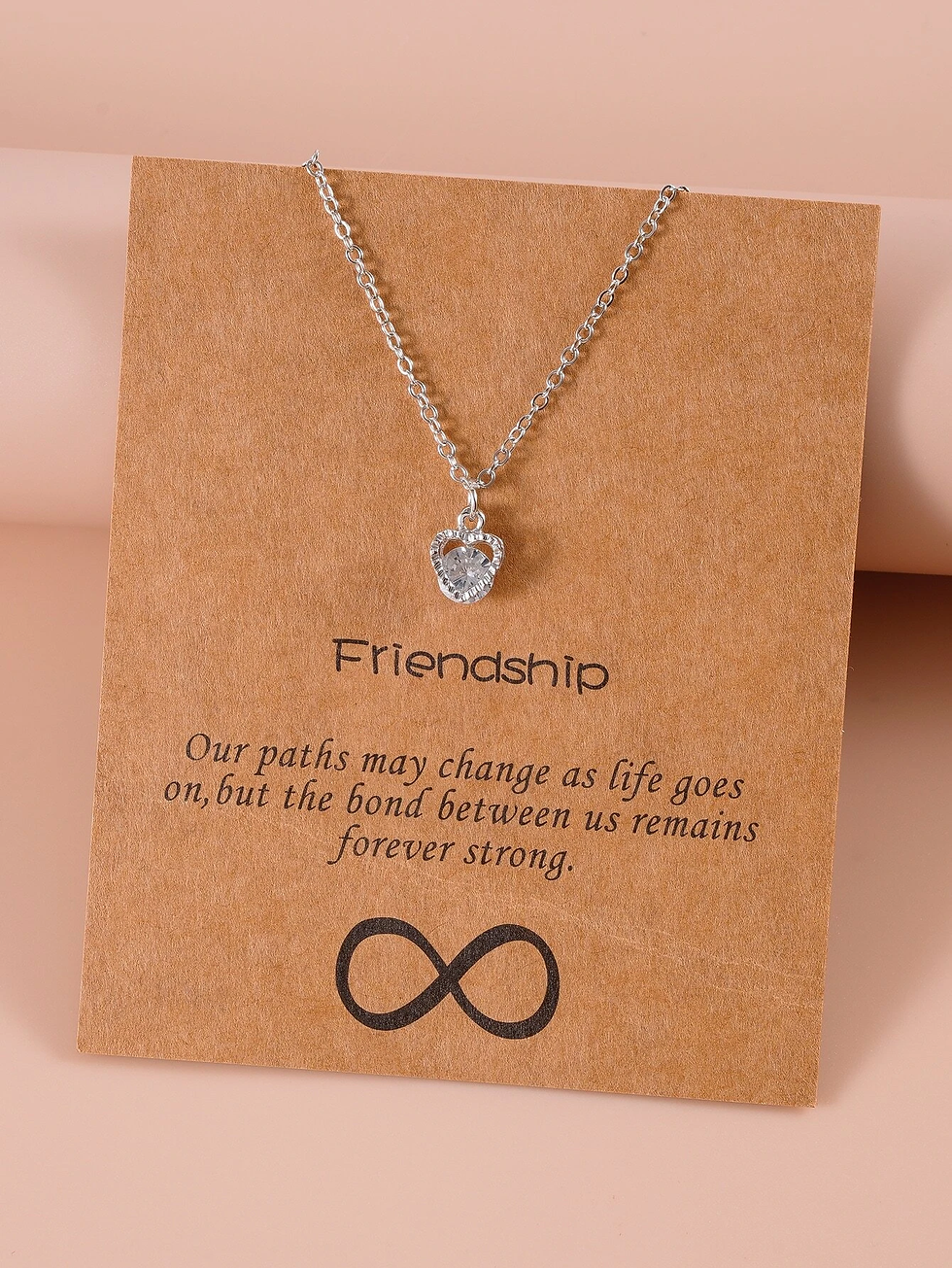 Thumbnail: Zicron Heart Pendant Necklace