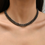 Thumbnail: Oil Black Chain Necklace