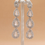 Thumbnail: Rhinestone Water Drop Decor Earrings