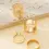 Thumbnail: 4pcs Metal Ring
