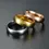 Thumbnail: 3pcs Men Stainless Steel Ring