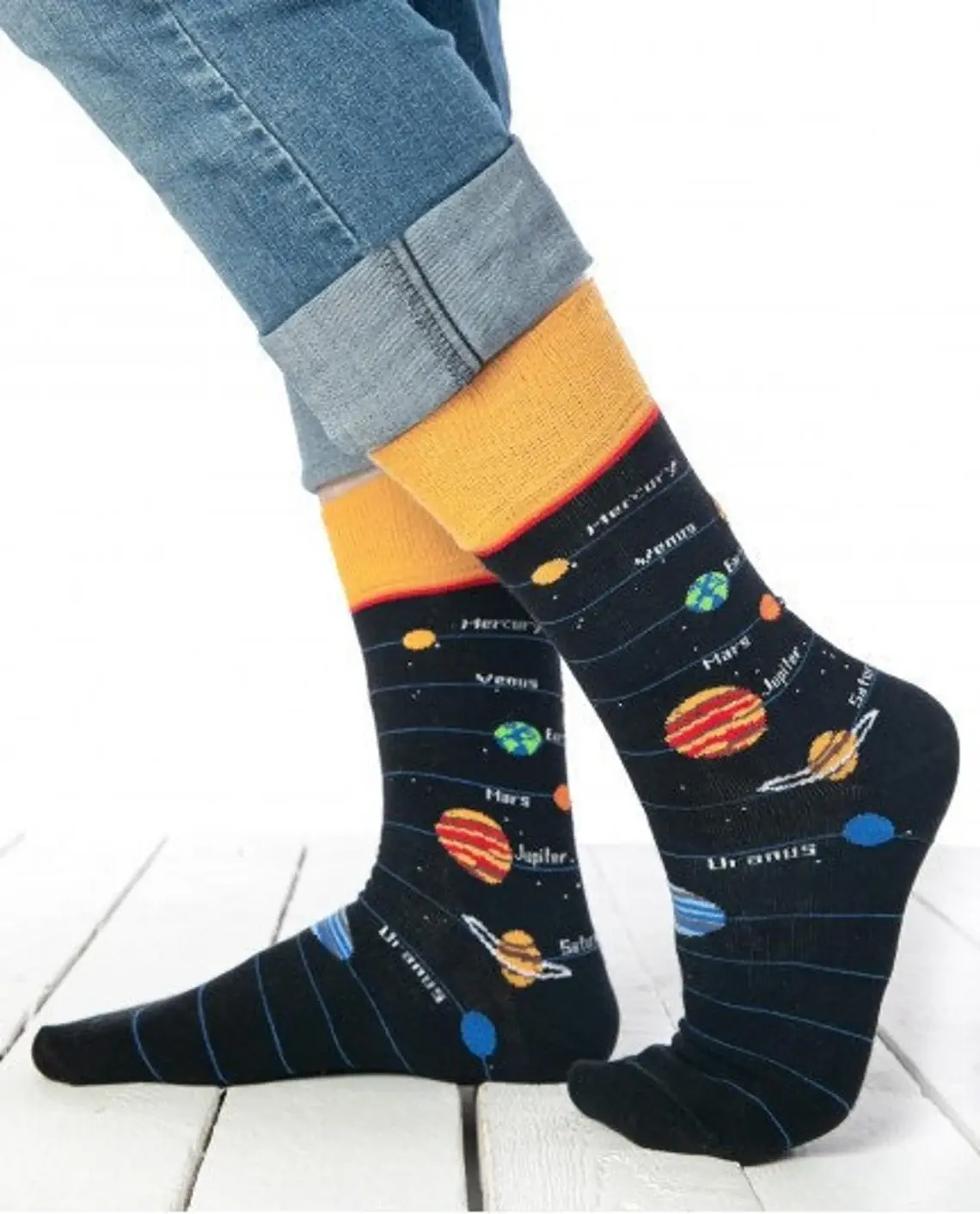Unisex Graphics Planet Happy Sock