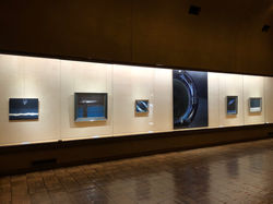 Installation view of my solo exhibition at the Honma Museum of Art. Event horizon and other galactic