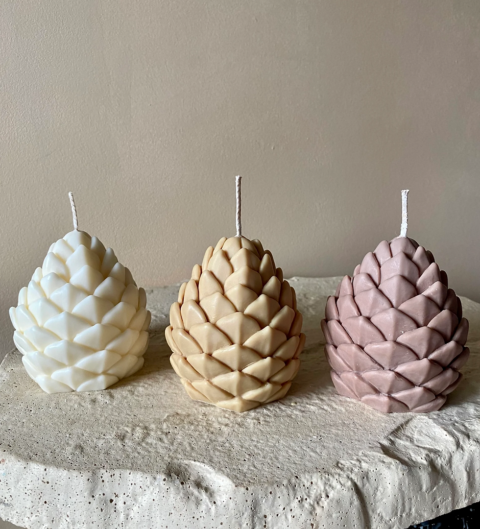Bougie Pomme de Pins - PÉTALE DE CIRE