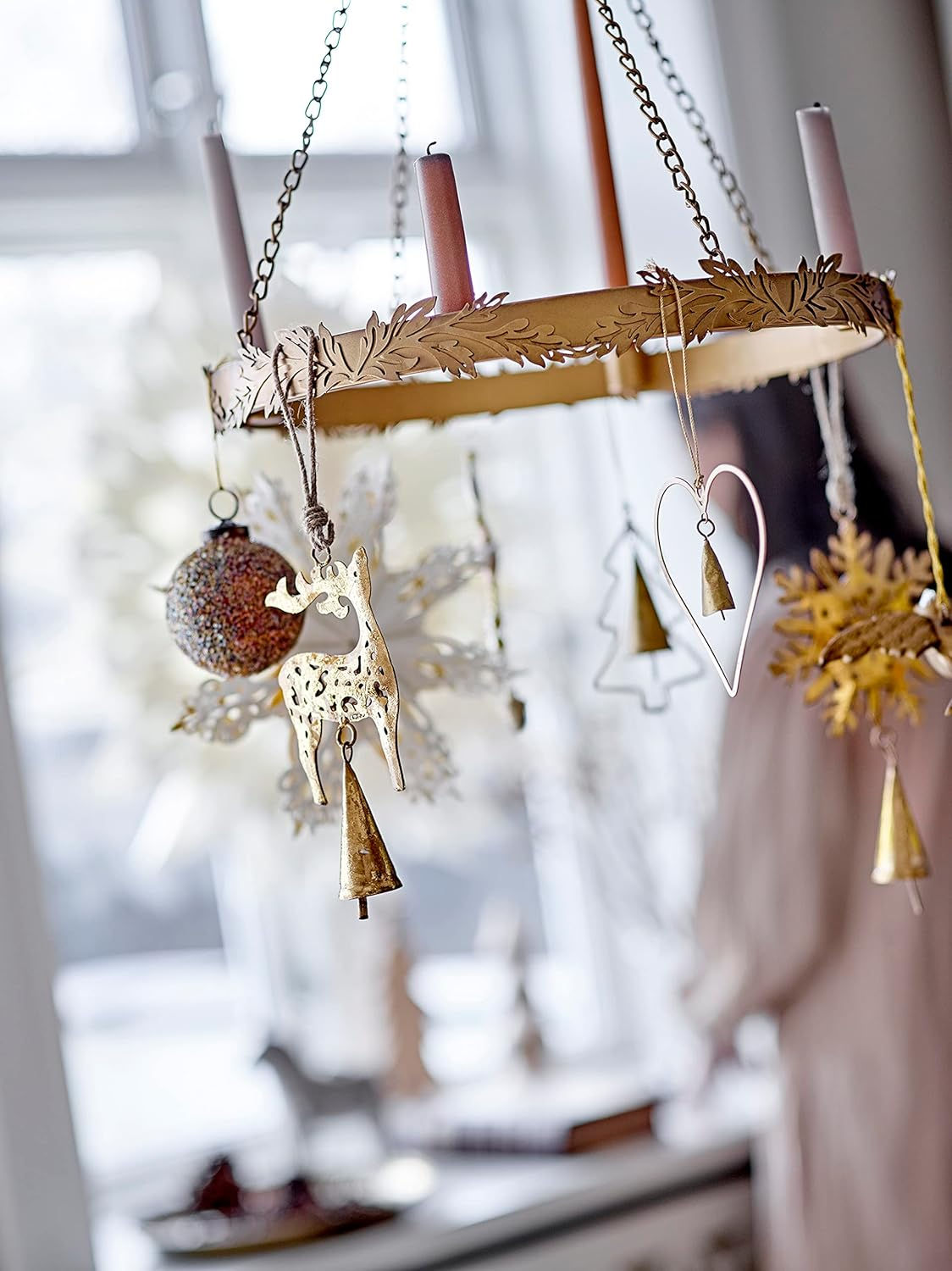 Set de 2 Décorations de Noël en Métal – Bloomingville