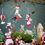 Miniature : Boule de Noël Souris Mongolfière Laine Blanche - Bloomingville