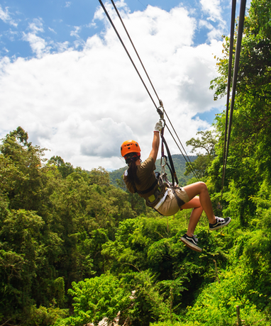 Ziplining