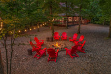 Fire Pit at Just What I Needed Cabin