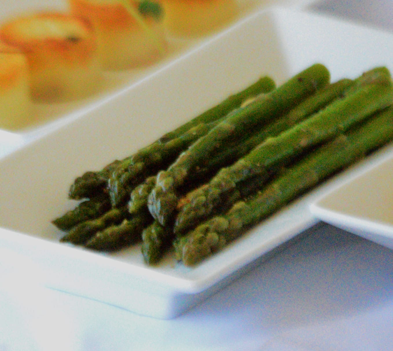 Garlic Asparagus Menu Item for In-Cabin Dining