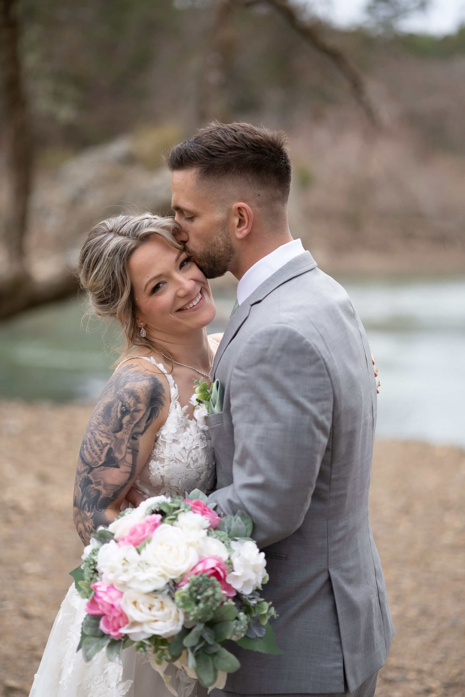 Jacob & Hollie (Mills) Lewis Bride and Groom