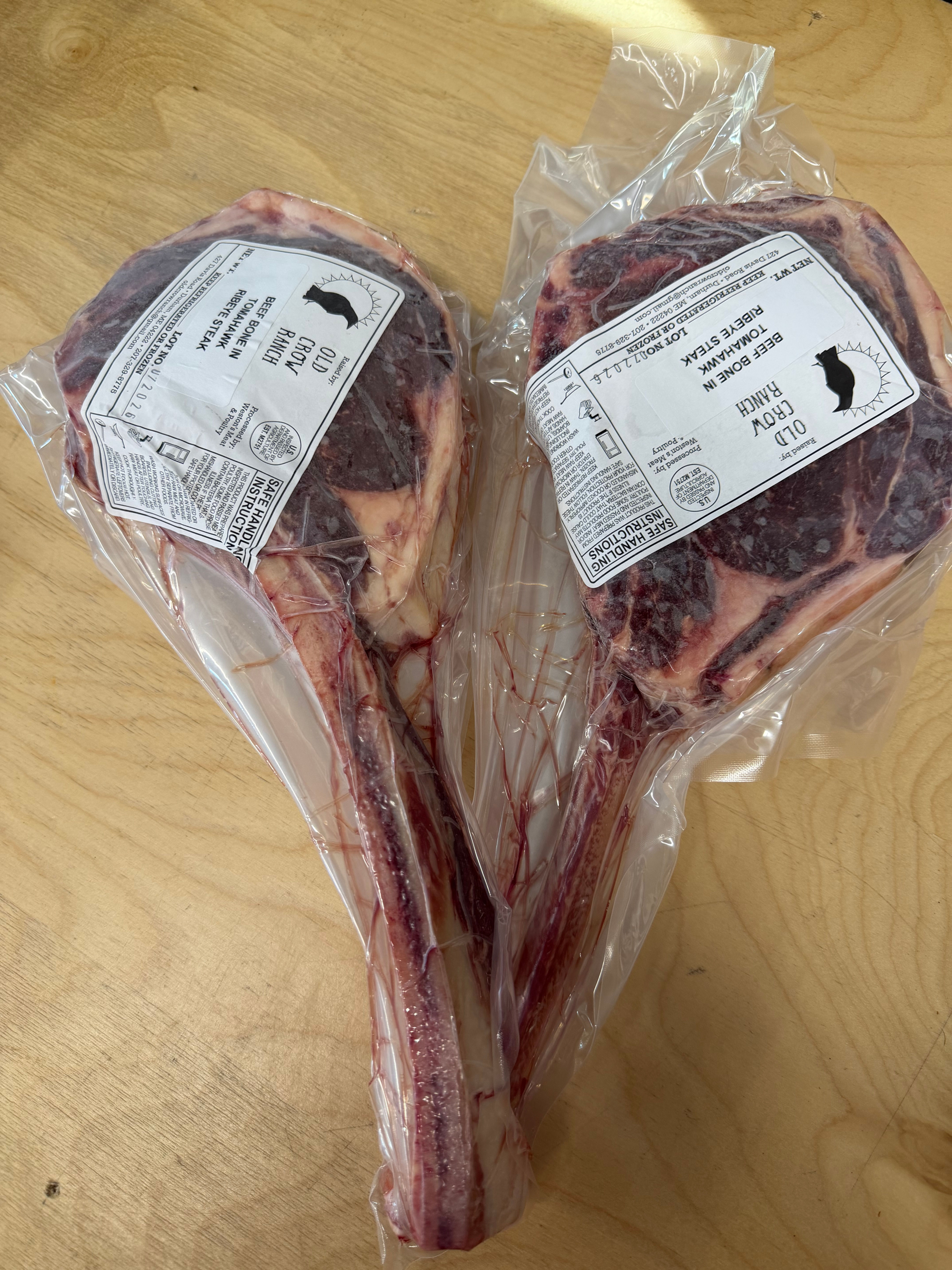 Tomahawk Ribeye Beef Steak