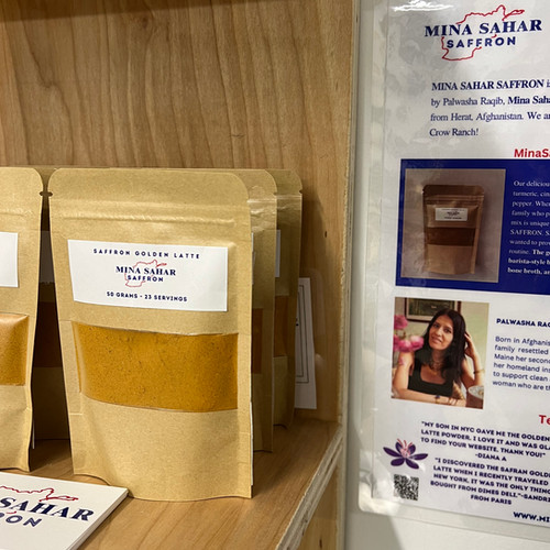 Saffron Golden Latte Mina Sahar Old Crow Ranch