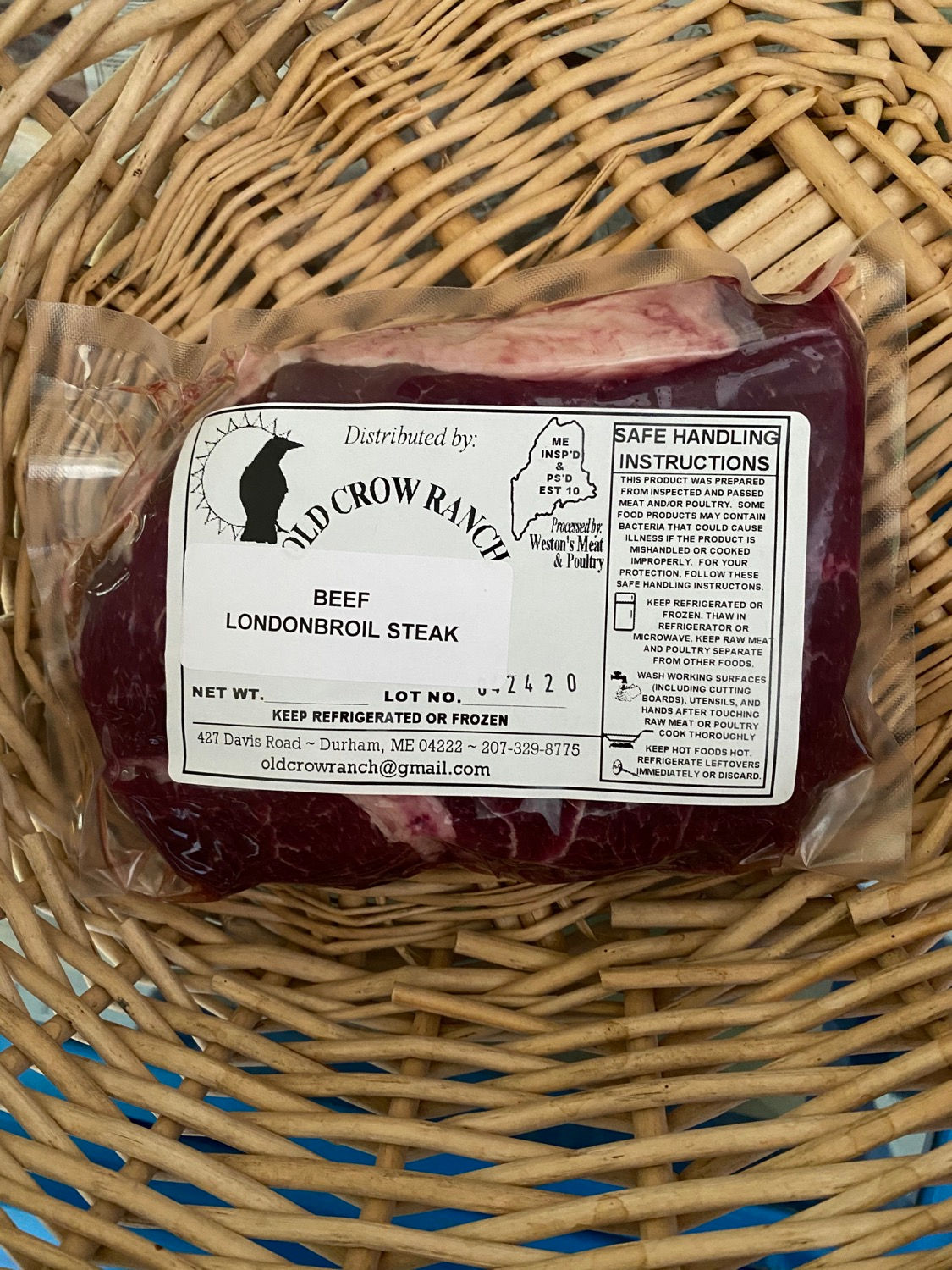 London Broil Beef Steak