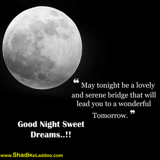 Good Night Quotes | ❝May tonight be a lovely and serene bridge that will lead you to a wonderful...