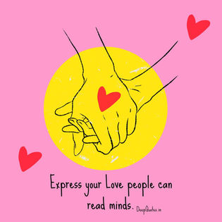 Express your love people can read minds