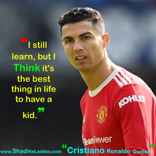 ❝I still learn, but I Think it's the best thing in life to have a kid.❞