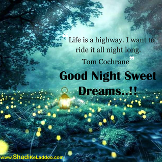 Good Night Quotes | ❝Life is a highway. I want to ride it all night long. Tom Cochrane❞