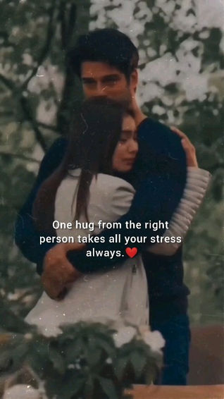 One Hug From The Right Person