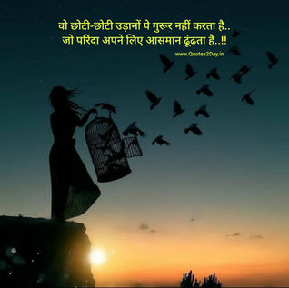 He is not proud of small flights, which the bird finds the sky for itself.