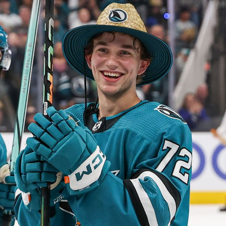 William Eklund scores a hat trick in a win vs the St. Louis Blues.