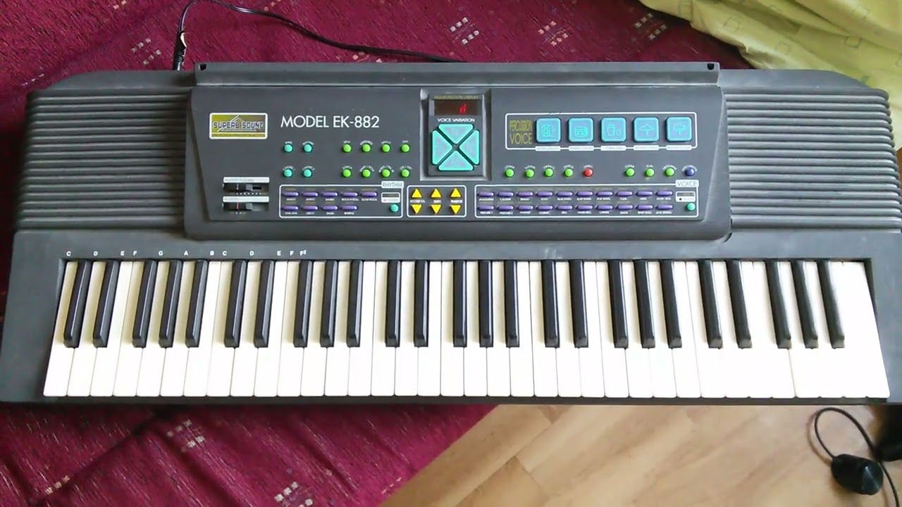 teclado órgano electrónico Superb sound ek-882